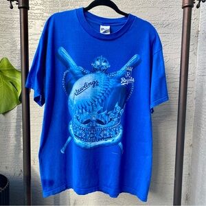 Men’s Kansas City Royals tee shirt. Vintage 90s alternate logo. Size X-Large.